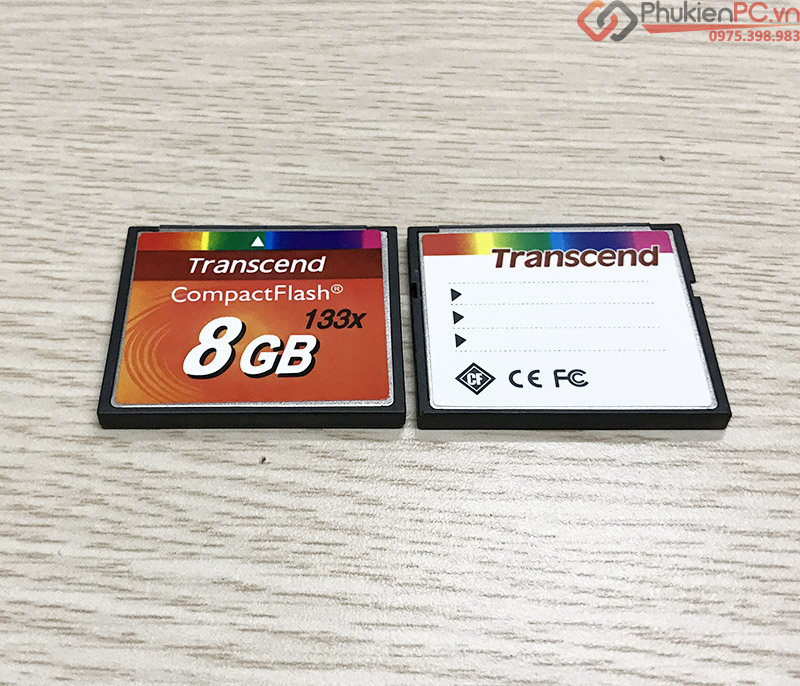 Thẻ nhớ Transcend CF Compact Flash 8GB 