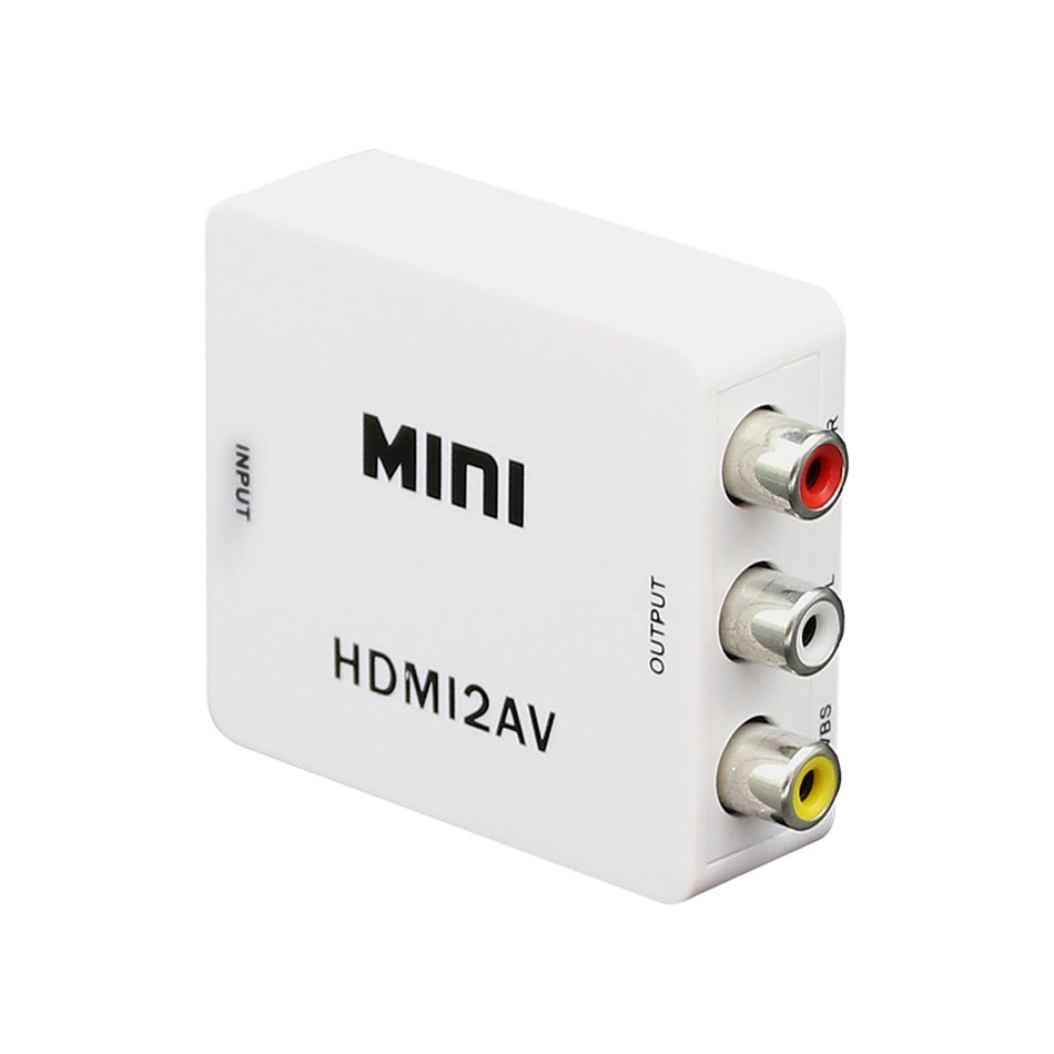 Bộ chuyển đổi HDMI sang AV RCA kết nối thiết bị ra Tivi, thiết bị ghi hình