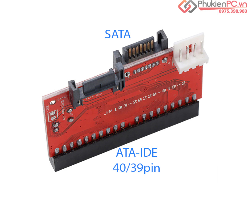 Adapter ổ cứng HDD IDE ATA 40pin sang SATA 2 chiều