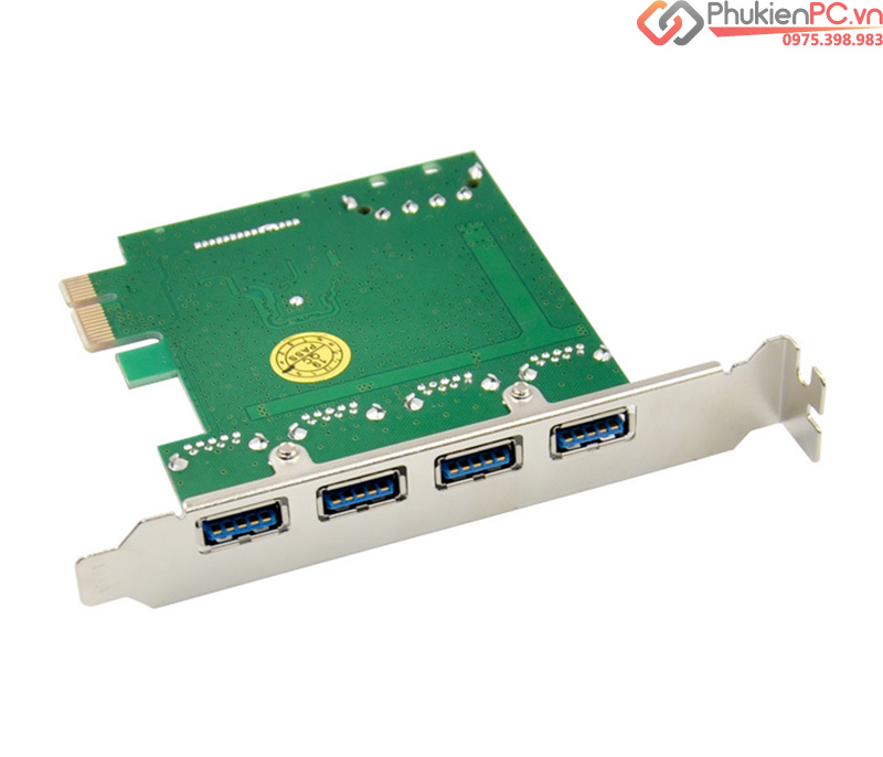 Card mở rộng PCIe to 4 USB 3.0 chip VL805