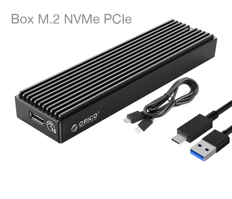 Box SSD M2 NVMe to Type C 10Gbps Orico M2PV-C3, Biến SSD M2 thành ổ cứng di động