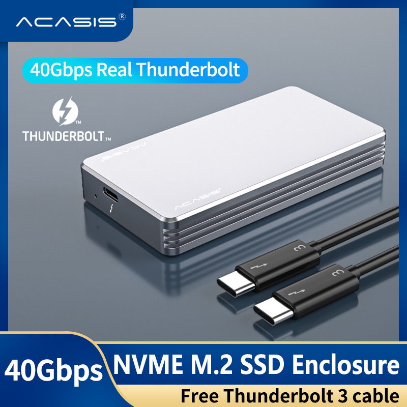 Box SSD M.2 NVMe sang Thunderbolt 3 40Gb ACASIS tốc độ nhanh nhất hiện nay