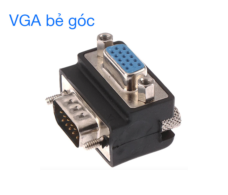 Đầu nối VGA đực cái bẻ góc 90 độ