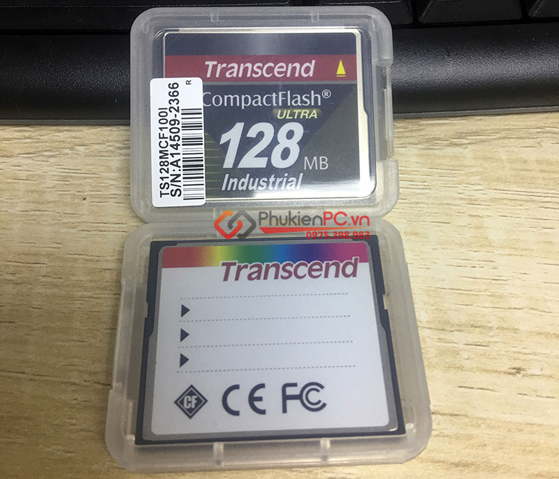 Thẻ nhớ CF Card Transcend 128MB công nghiệp