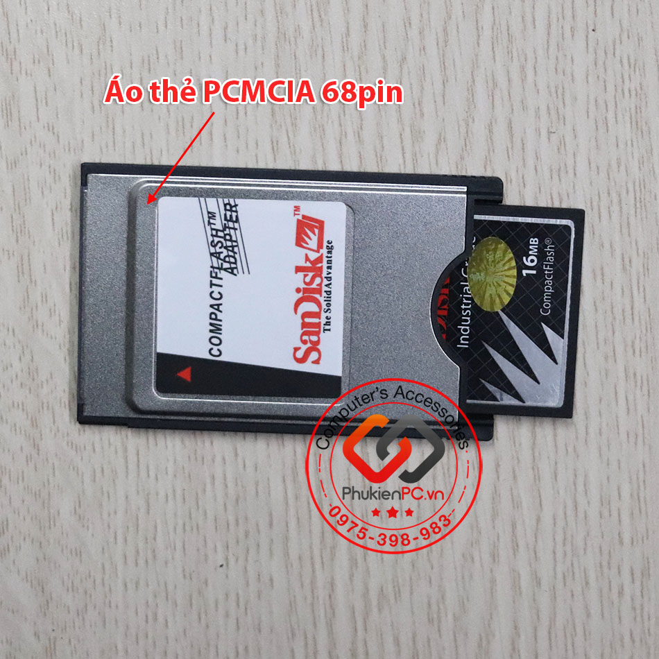 Thẻ nhớ CF-Compact Flash Sandisk 16MB dùng cho máy CNC