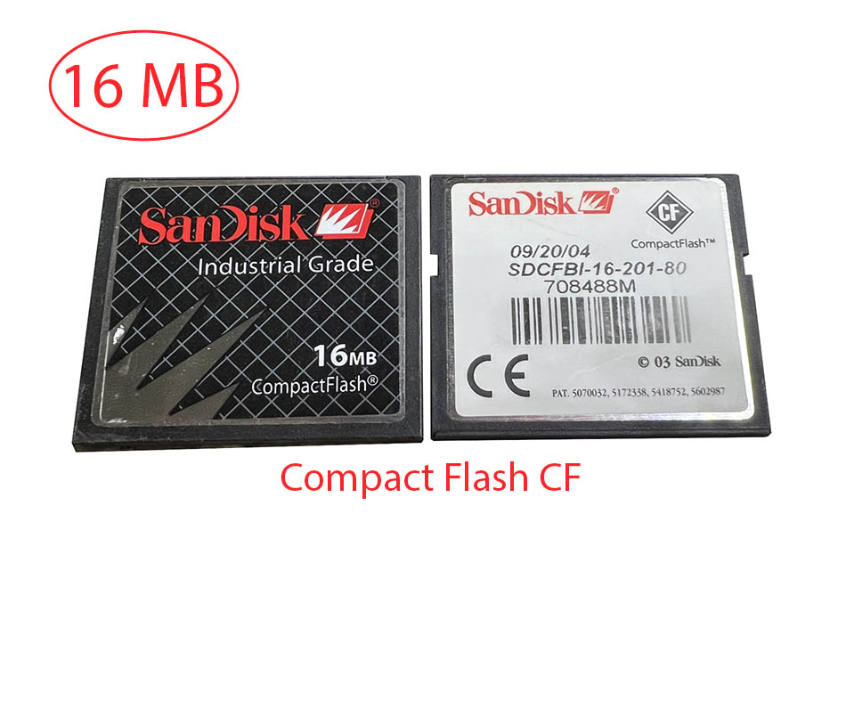 Thẻ nhớ CF Card Sandisk 16Mb dung lượng thấp