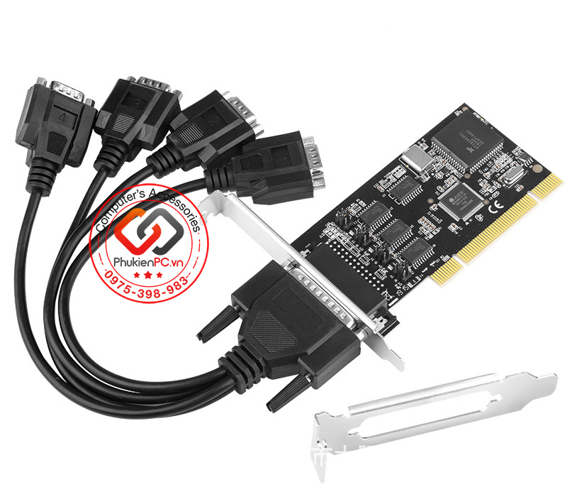 Card PCI to 4 COM RS232 Chip MCS9865