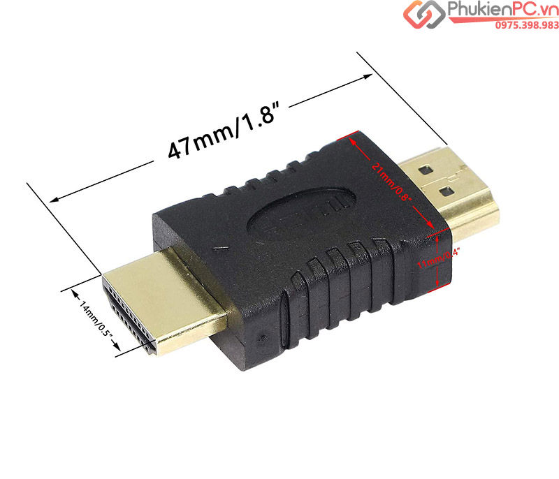 Đầu nối HDMI hai đầu đực