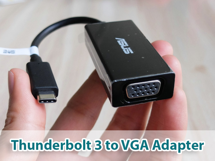 Adapter Thunderbolt 3 sang VGA thương hiệu ASUS