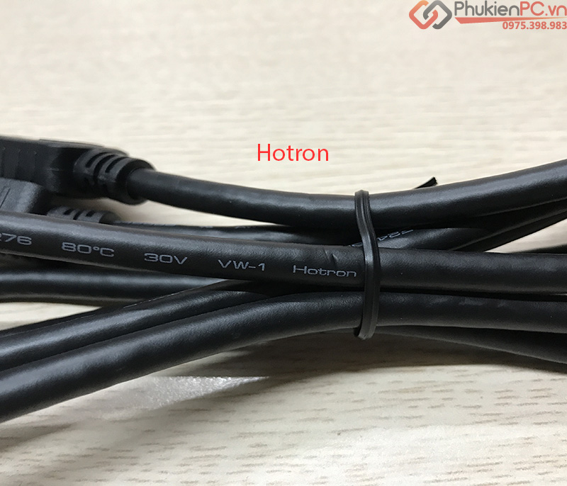 Dây cáp HDMI 1.4 hỗ trợ 4K dài 1.5M Hotron