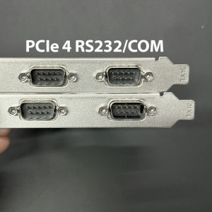 Nơi bán Card PCIe to 4 Port RS232 Serial chip MCS9900 hỗ trợ Win XP 7 10 11 (32bit, 64bit)