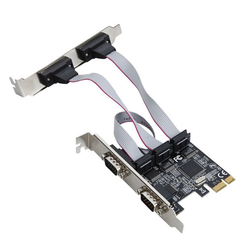 Card mở rộng PCI-E to 4 RS232 Chipset MCS9900