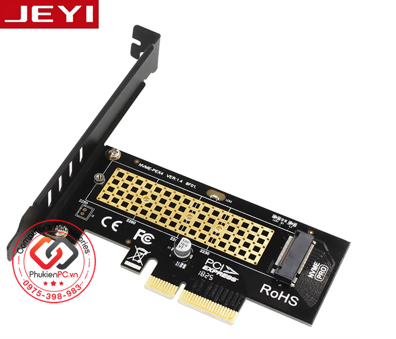 Card gắn SSD M2 NVMe PCIe 2280 to PCI-E 4X JEYI SK4
