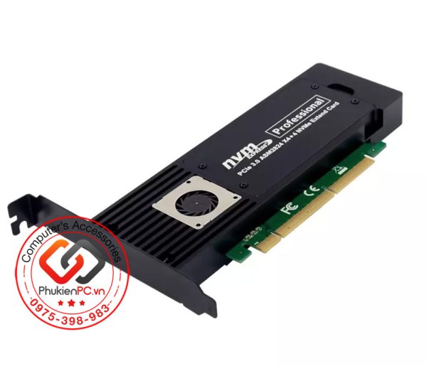 Card PCIe 3.0 X8 X16 to 4 Port M.2 NVMe SSD