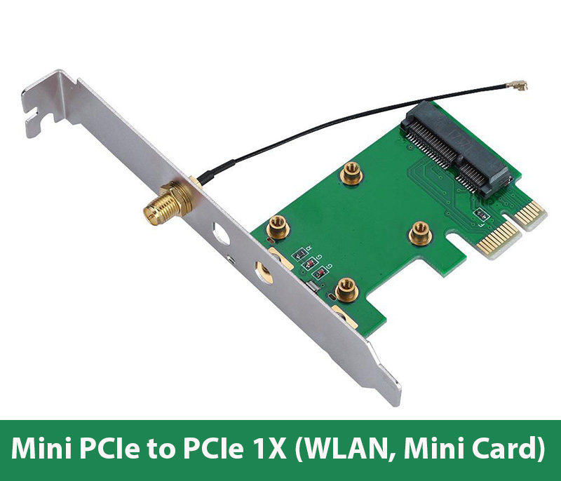 Card chuyển đổi Mini PCIe to PCIe 1X