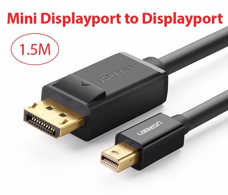Cáp Mini Displayport sang Displayport 1.5M 4K60hz Ugreen 10477