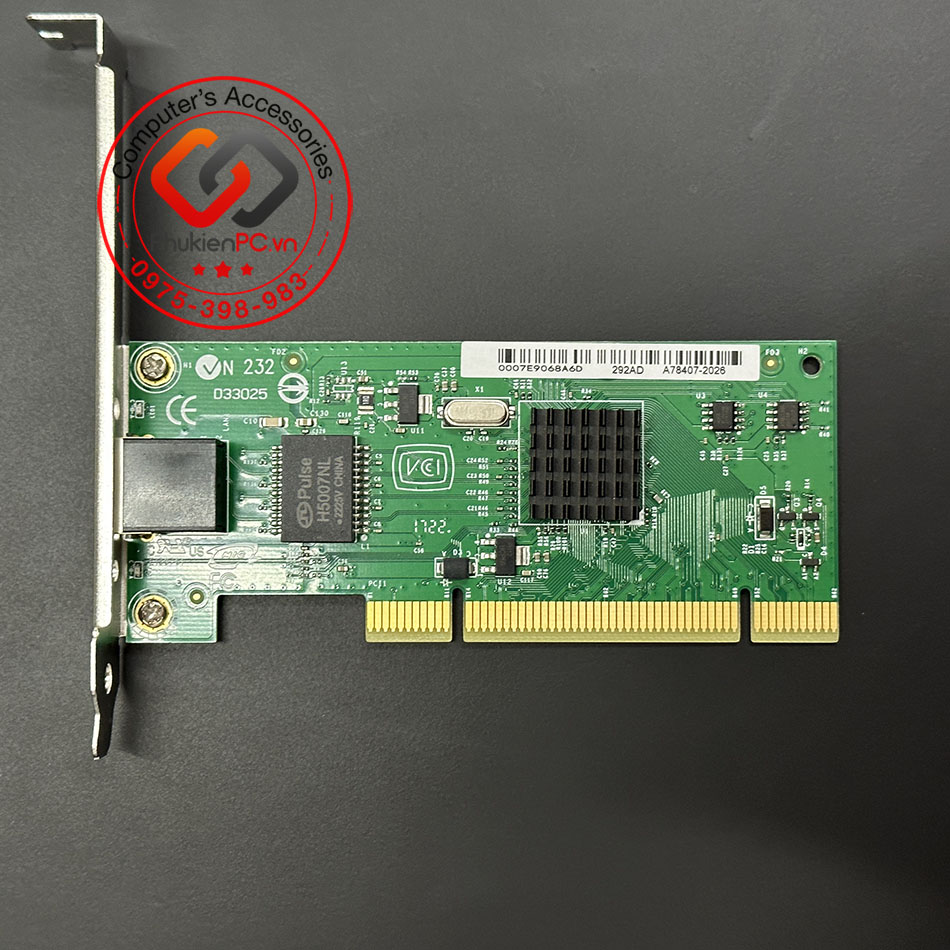 Card PCI sang LAN Ethernet Gigabit intel 82540 cho máy tính PC, công nghiệp