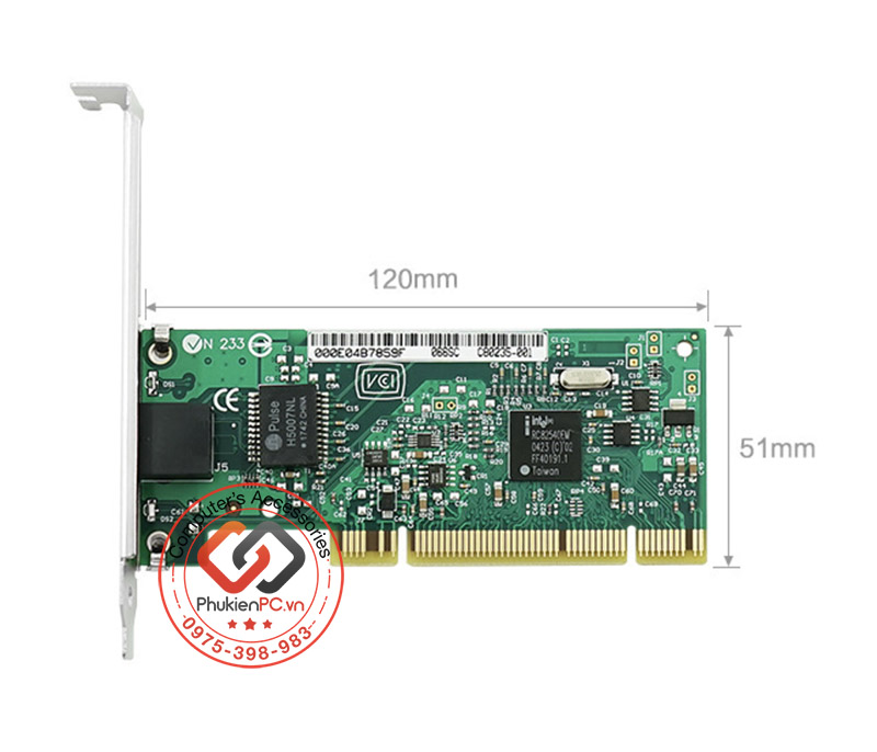 Card PCI sang LAN Ethernet Gigabit intel 82540