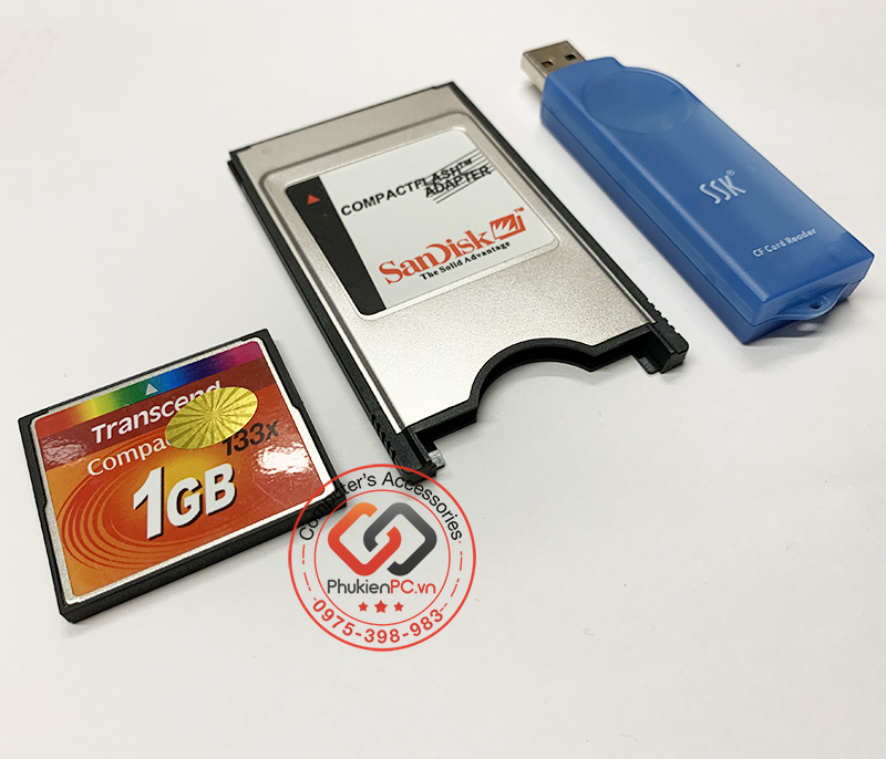 Thẻ nhớ Transcend CF Compact Flash 1GB (133x)