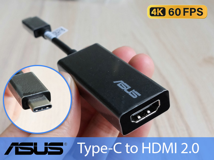 USB-C/Thunderbolt 3/4 sang HDMI 2.0 4K 60hz ASUS