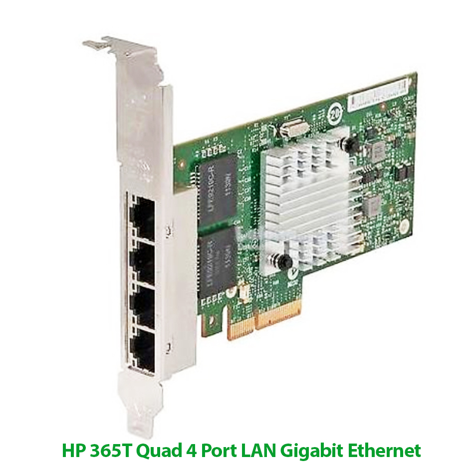 HP NC365T Quad Port Gigabit Ethernet Network Adapter PCI-E