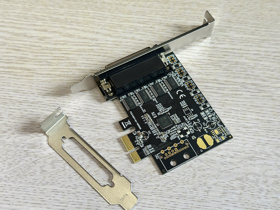 Card chuyển đổi PCI-E to 4 RS232 Chipset AX99100 hỗ trợ Win 7/10/11