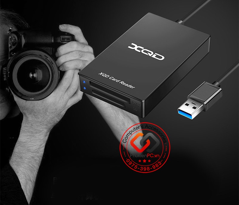 Đầu đọc thẻ nhớ XQD SD Card Reader USB 3.0 2 trong 1