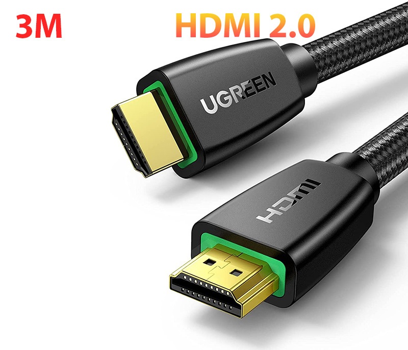 Cáp HDMI 2.0 3M hỗ trợ 4K 2K Ugreen 40411