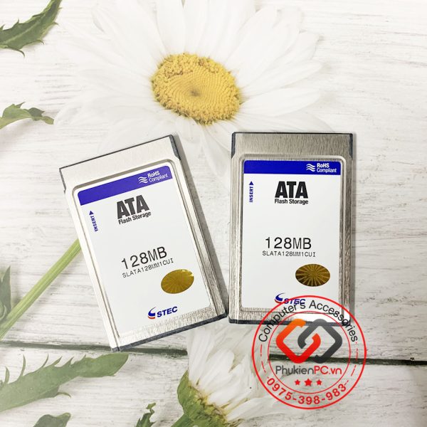 STEC PC CARD ATA PCMCIA Memory Card Industrial 128MB chuyên dùng cho ...