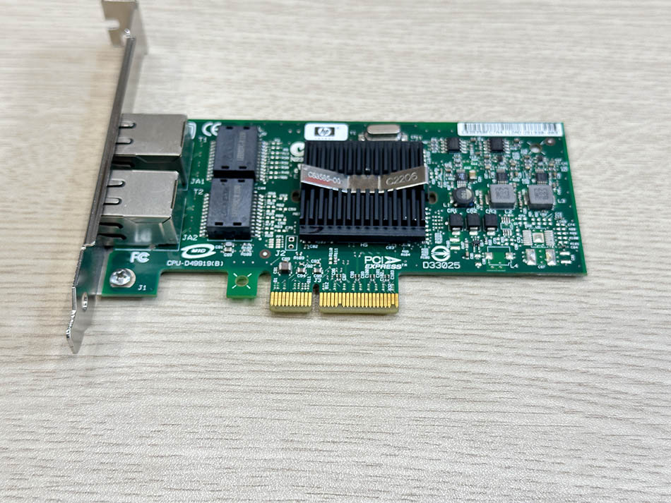 Card mạng PCIe x4 to 2 Port Ethernet Gigabit intel PRO/1000 PT Dual Port Server