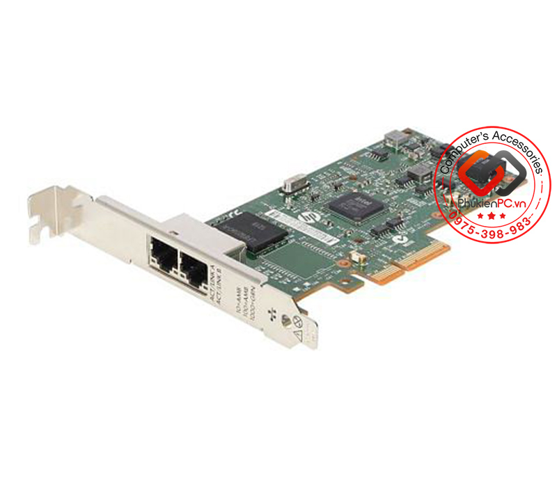 Card mạng PCI-e 4x to 2 Ethernet Gigabit HP 361T