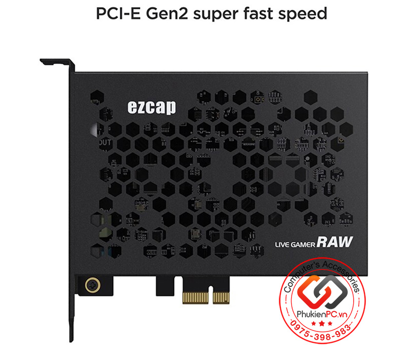 Card PCI-e to HDMI Capture Live Stream 4K 30fps 2K 60fps 1080P 120fps