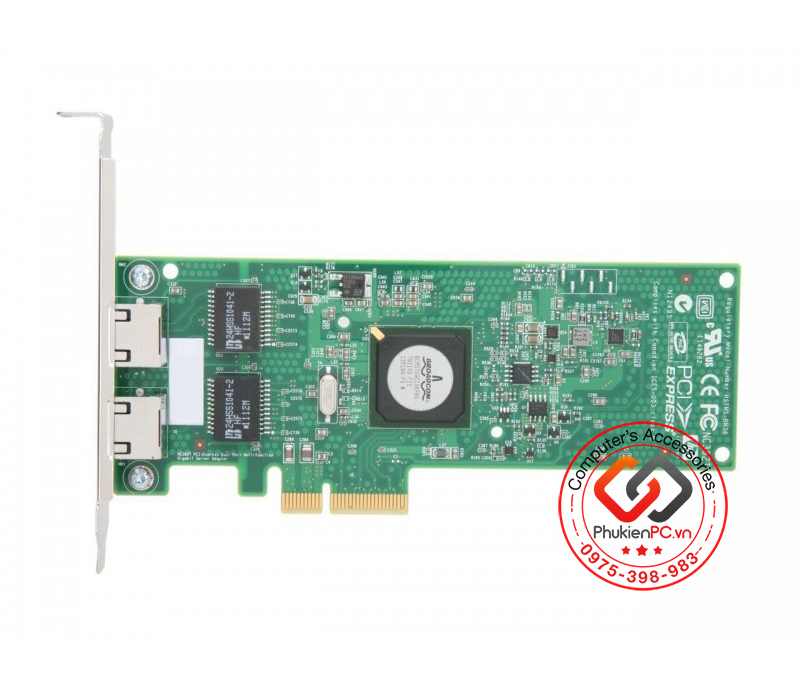 Card mạng PCI-e 4x to 2 Ethernet Gigabit Server Adapter