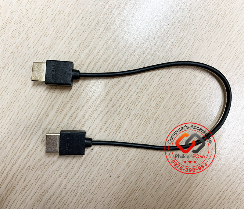 Cáp HDMI 2.0 dài 0.3M 0.5M dây nhỏ Ultra Slim