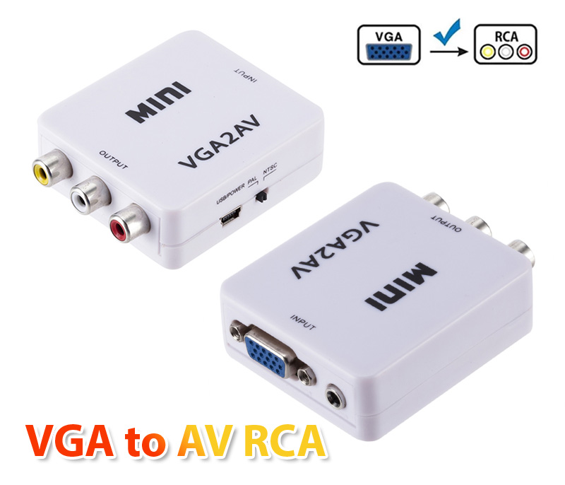 Bộ chuyển đổi VGA sang AV RCA