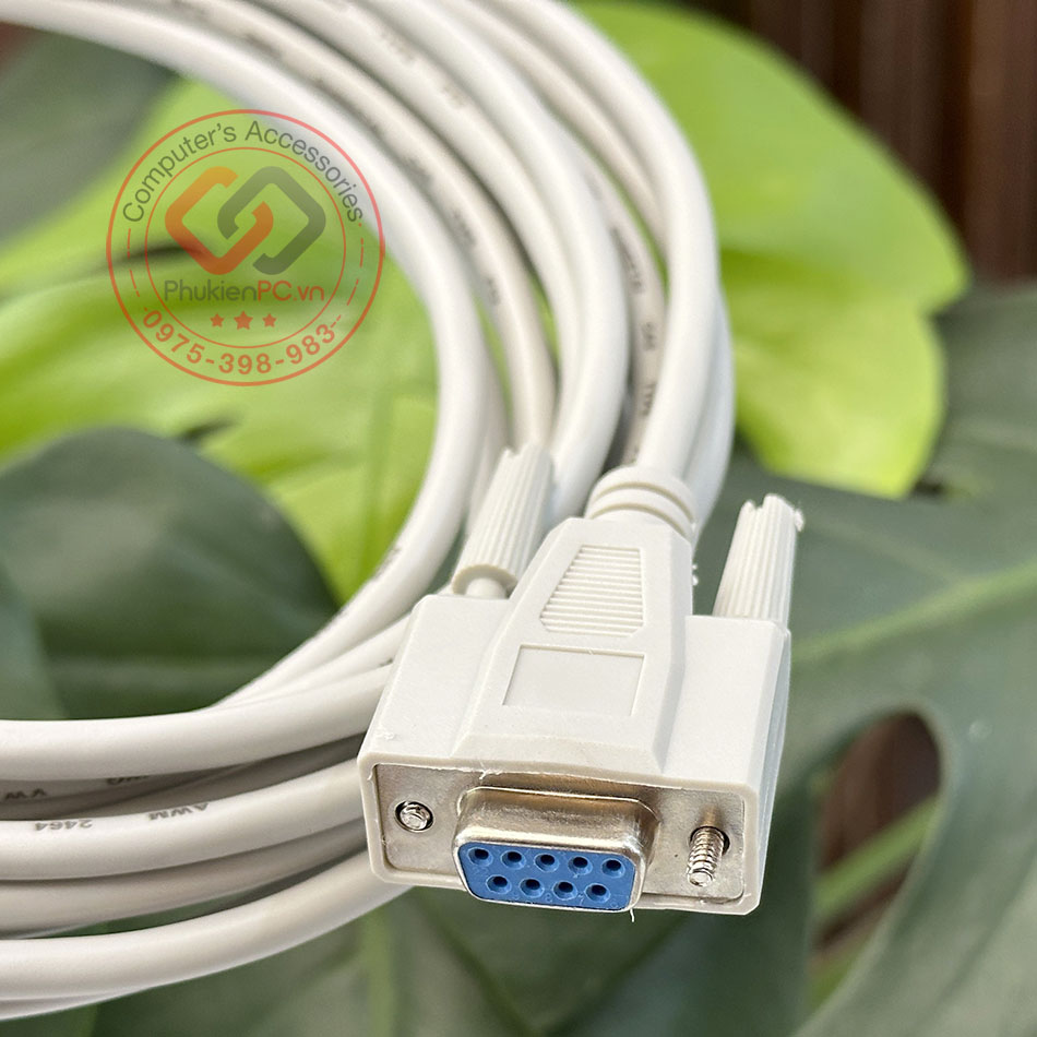 Cáp RS232C Null Modem male to female nối chéo