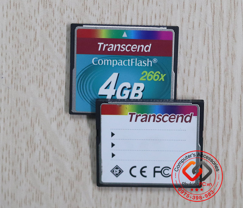 Thẻ nhớ CF Card Industrial công nghiệp Transcend 128MB 256MB 512MB 1GB 2GB