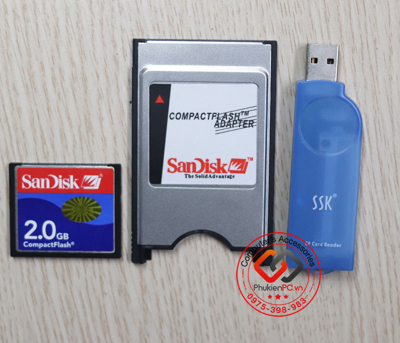 Nơi bán thẻ nhớ CF card SanDisk 2GB chuyên dụng cho máy CNC