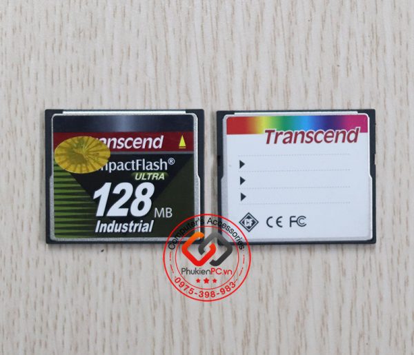 Thẻ nhớ CF Card Industrial công nghiệp Transcend 128MB 256MB 512MB 1GB 2GB