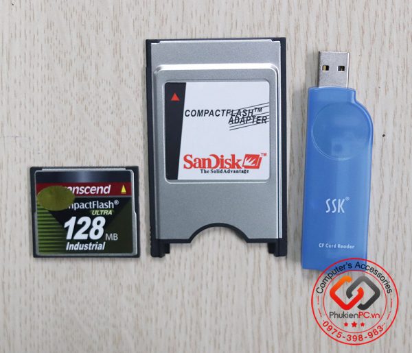 Thẻ nhớ CF Card Industrial công nghiệp Transcend 128MB 256MB 512MB 1GB 2GB