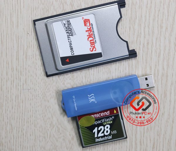 Thẻ nhớ CF Card Industrial công nghiệp Transcend 128MB 256MB 512MB 1GB 2GB