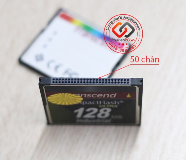 Thẻ nhớ CF Card Industrial công nghiệp Transcend 128MB 256MB 512MB 1GB 2GB