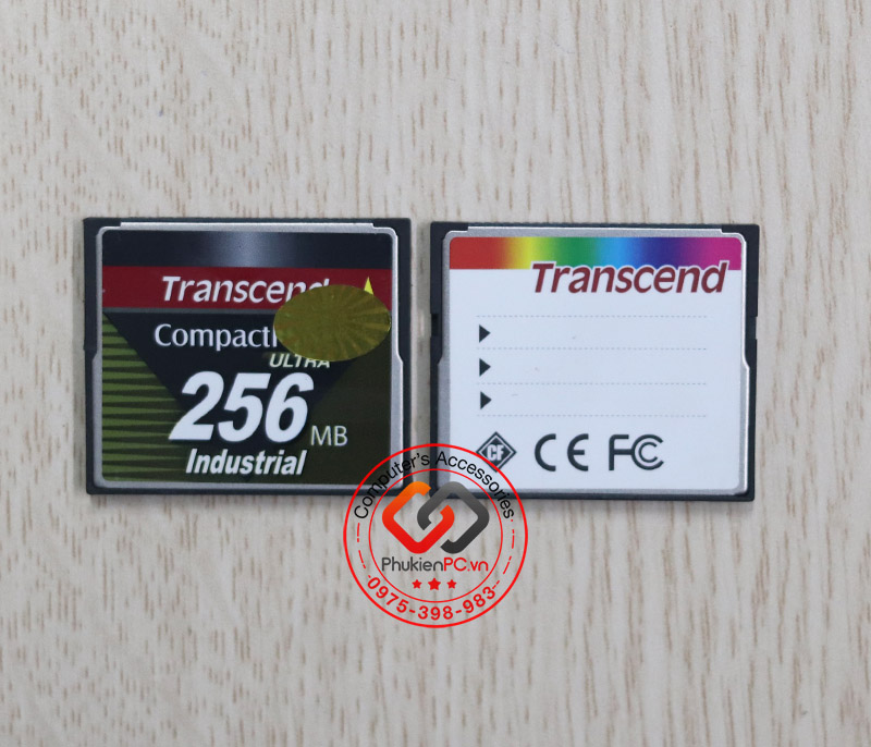 Thẻ nhớ CF 256Mb Transcend industrial công nghiệp chuyên dụng máy CNC