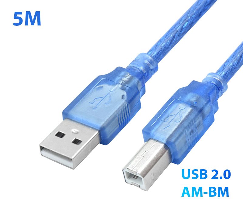 Dây cáp USB 2.0 AM-BM dài 5M