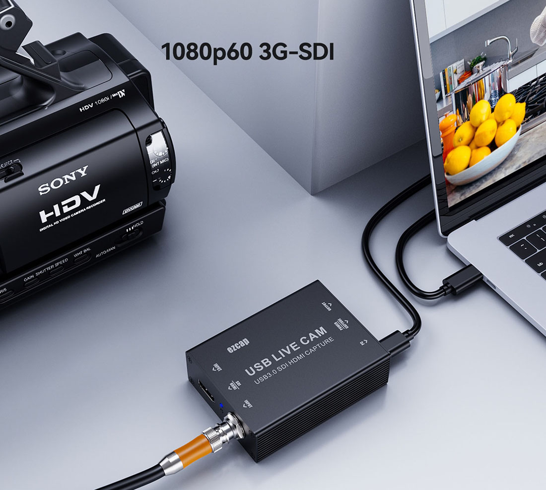 Box Capture SDI, HDMI 4K30hz 2K60hz 1080P120hz chân cắm Type-C