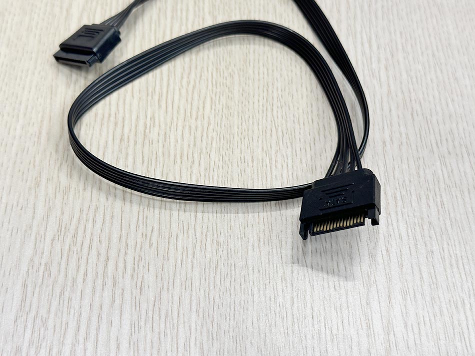 Dây cáp SATA nối dài đực-cái 50cm (đủ 5 đây) sử dụng cho ổ cứng HDD SSD DVD RW