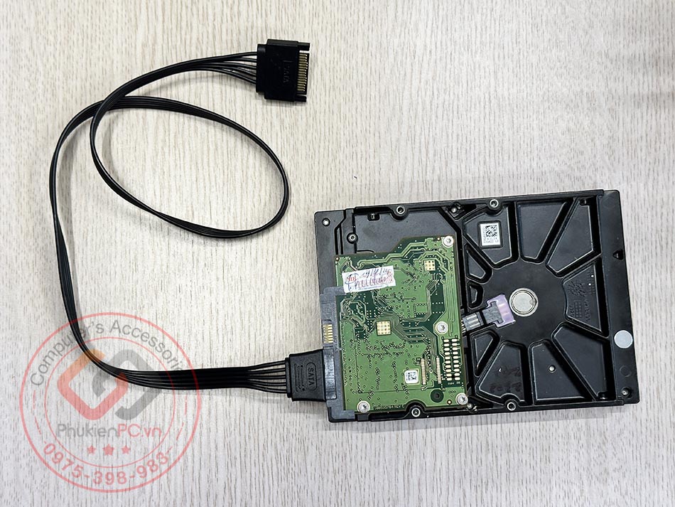 Dây cáp SATA nối dài đực-cái 50cm (đủ 5 đây) sử dụng cho ổ cứng HDD SSD DVD RW