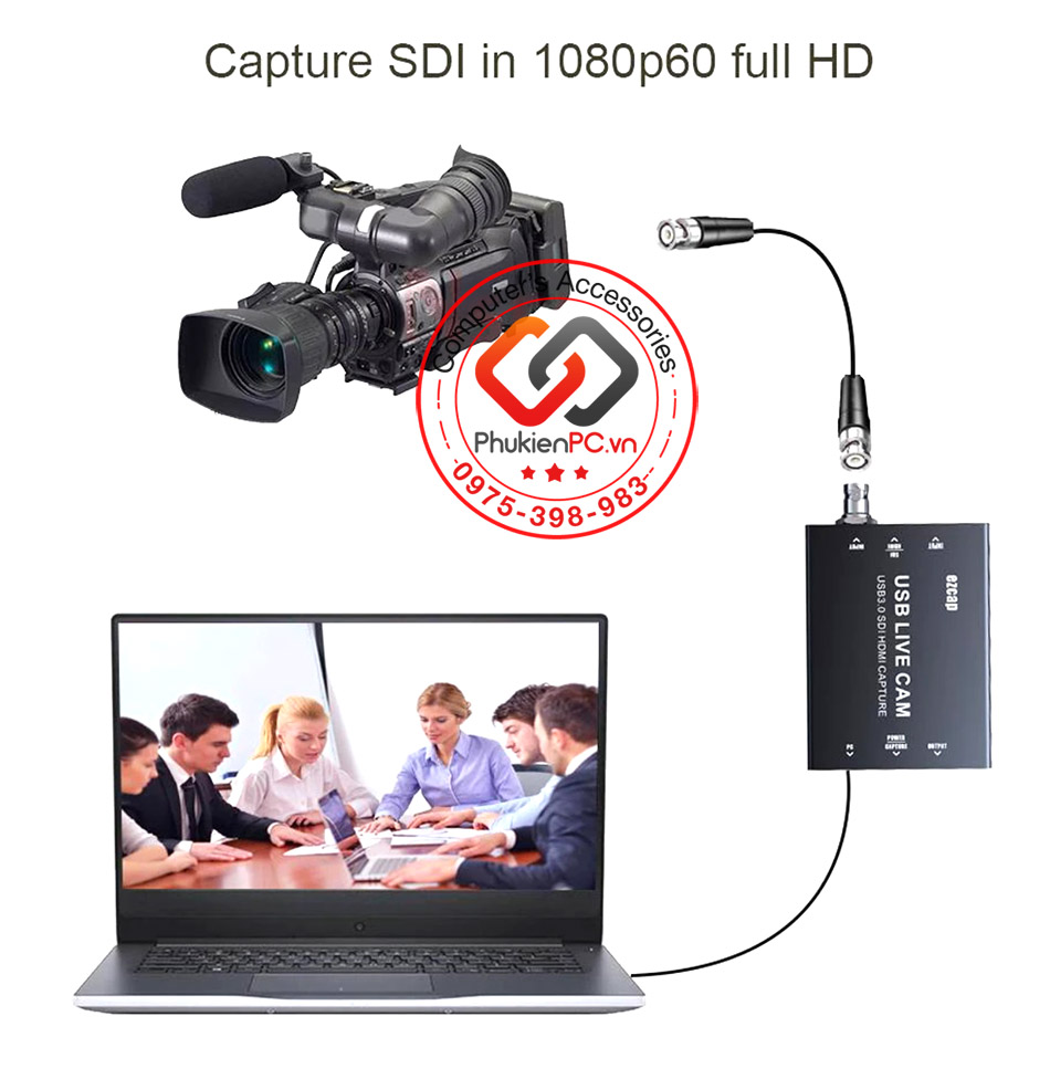 Box Capture SDI, HDMI 4K30hz 2K60hz 1080P120hz chân cắm Type-C