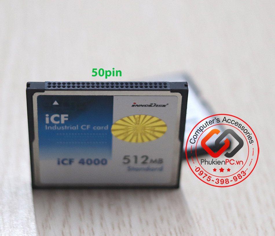 Thẻ nhớ CF INNODISK ICF4000 công nghiệp 512Mb