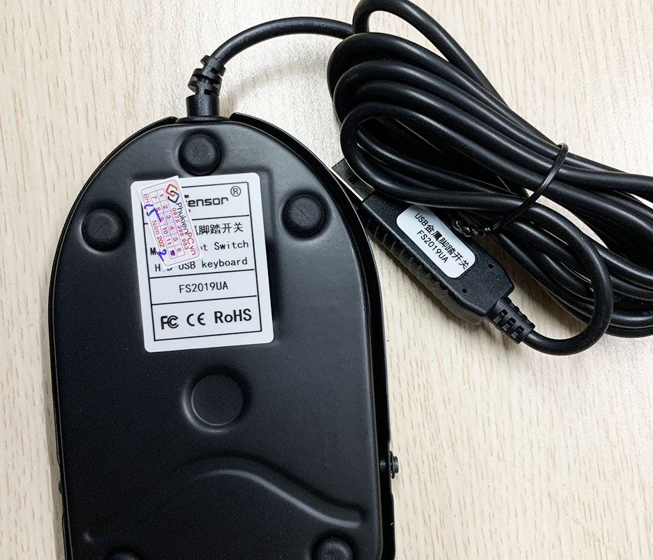 bàn đạp dậm chân siêu âm nội soi USB Metal foot switch FS2019UA